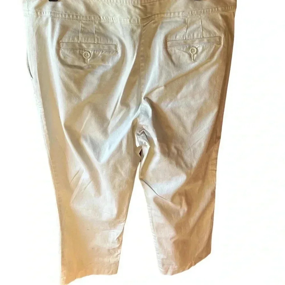 Liz Claiborne size 16 Audra‎ chino. EUC. 98% cotton 2% Lycra . Higher waist - Picture 2 of 10